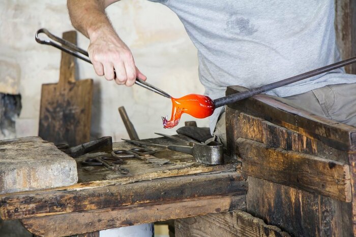 Murano Glass experience - Visit to a Glass Factory with blowing demonstration 