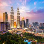 Start the trip in Kuala Lumpur, with its iconic skyline