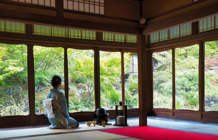 Tea Ceremony in a Traditional Tea House in Kiyomizu