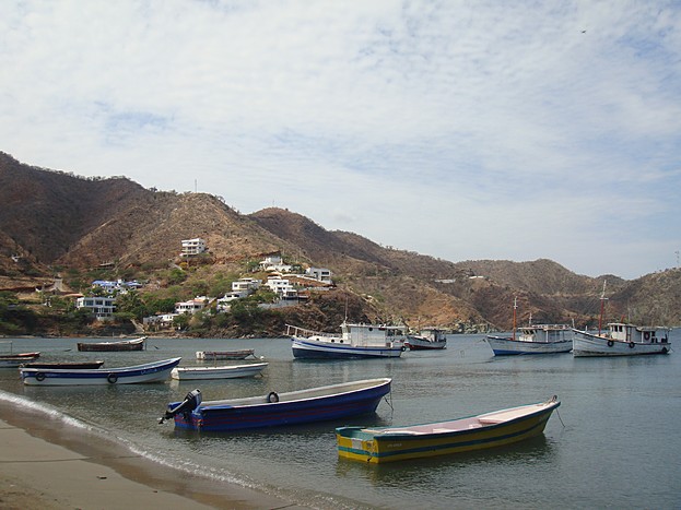 The fishing village of Taganga