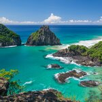 Explore the beaches and rock formations of the Fernando de Noronha archipelago