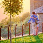 Savor a Tuscan sunset on the terraces of Montalcino