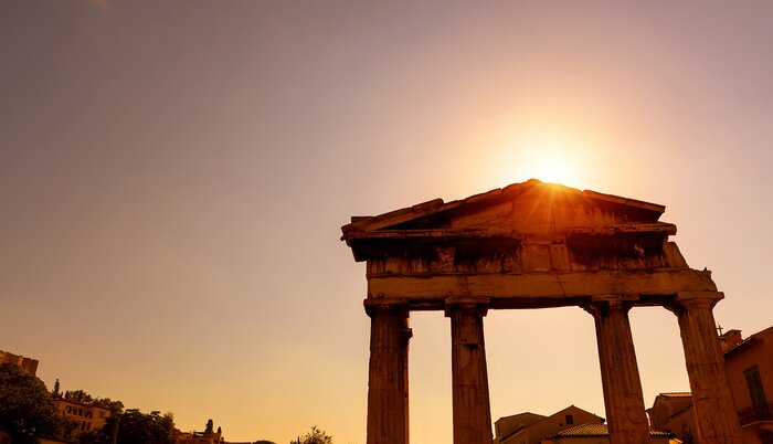 Sunrise over Athens