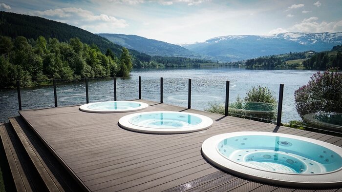 Hot Tubs at Voss Rafting