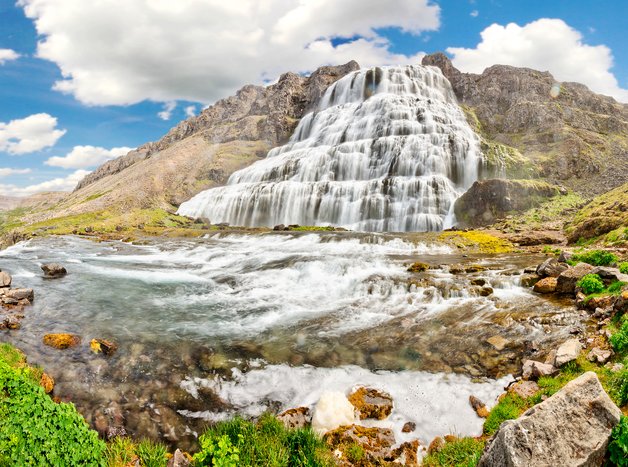 Dynjandi Waterfall, Westfjords, Iceland