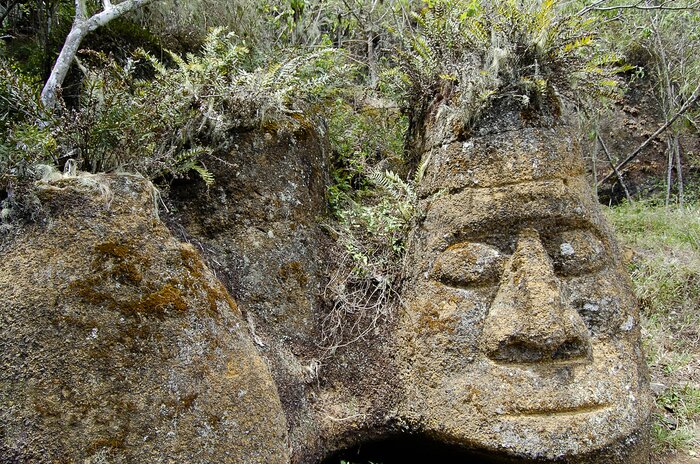 Explore mysterious Isla Floreana and discover its stone sculptures
