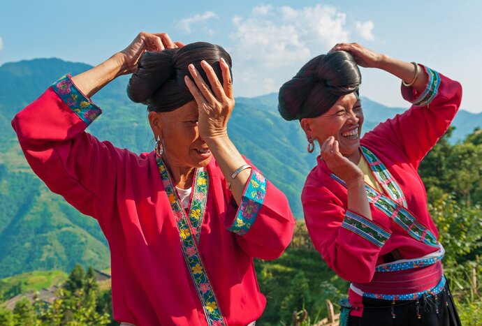 Visit a village in Longji to meet the Yao people and learn about their customs