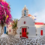 Discover Mykonos' Agia Kyriaki Church at any time of year