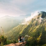 Views across the Sri Lankan highlands from Little Adam's Peak