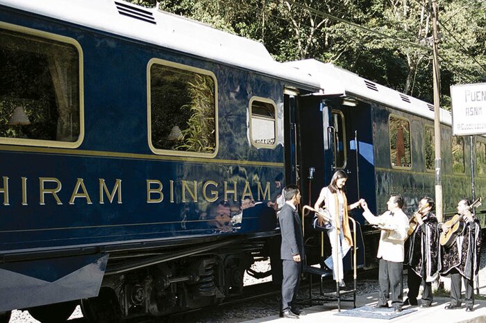 Hiram Bingham Belmond train to Machu Picchu 