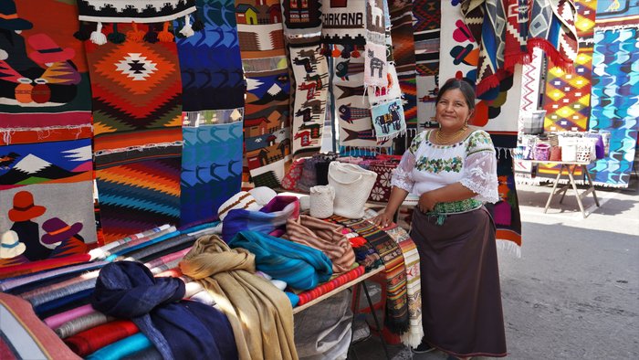  Discover the Magic of Otavalo: Immerse Yourself in Indigenous Culture and Vibrant Markets and visit  Cuicocha Lake.