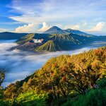 Mount Bromo volcano, East Java, Surabuya, Indonesia