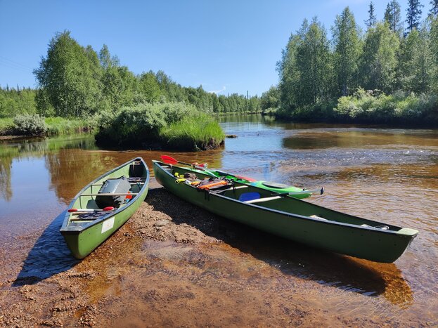 Canoeing Trip on River Äkäs