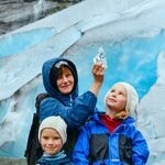 Take the family on a trip to discover the glacier ice of Grey Glacier in Chilean Patagonia