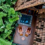 Relax amid the sounds of the Costa Rican jungle in your private wooden cabin (photo courtesy of Amor Arenal)