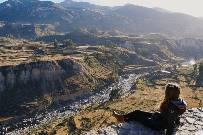 From Chivay to Arequipa: On the way,  Cruz del Cóndor, scenic viewpoints, and some towns on the left bank, such as Achoma, Maca, and Cabanaconde🦅🌿