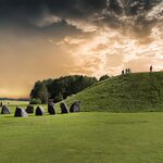 Anundshög, Sweden's largest viking burial ground, an hour outside of Stockholm