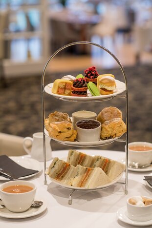Afternoon tea at Dromoland Castle