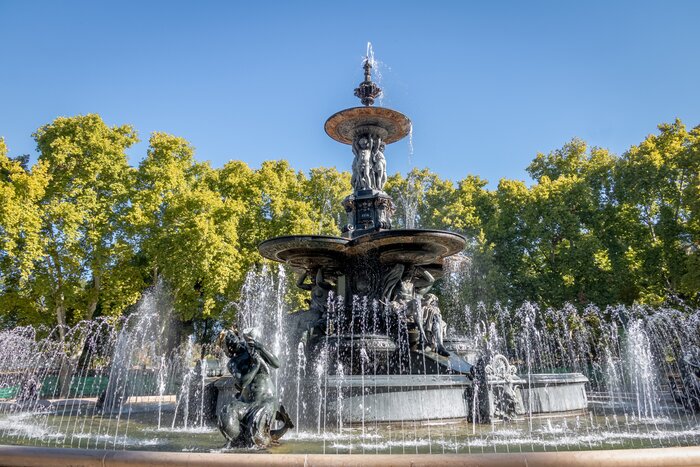 Fuente de los Continentes (Fountain of the Continents) at Mendoza's General San Martin Park