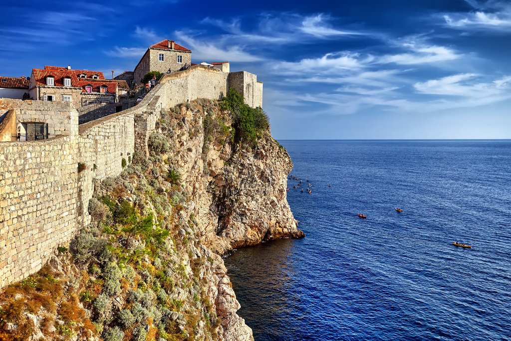 Dubrovnik's old city walls