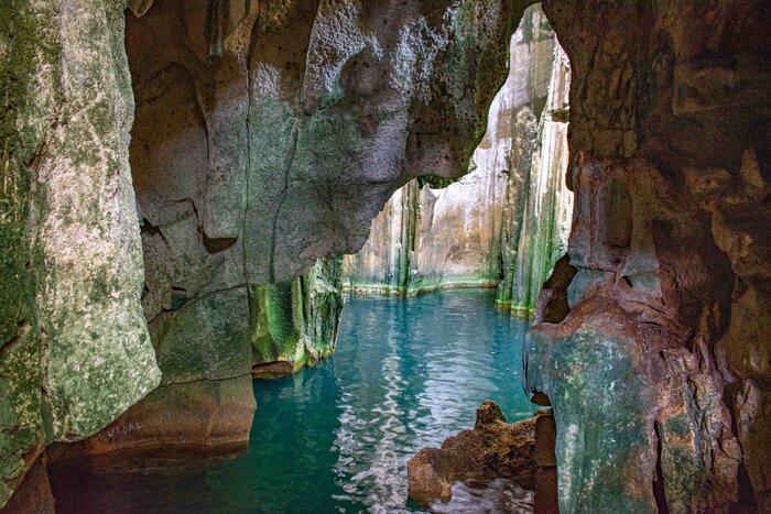 Explore the Sawa-i-Lau Caves in the Yasawa Islands group