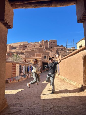 Skoura to Marrakech via Ouarzazate & Aït Benhaddou (with a local family lunch stop in Ouarzazate)