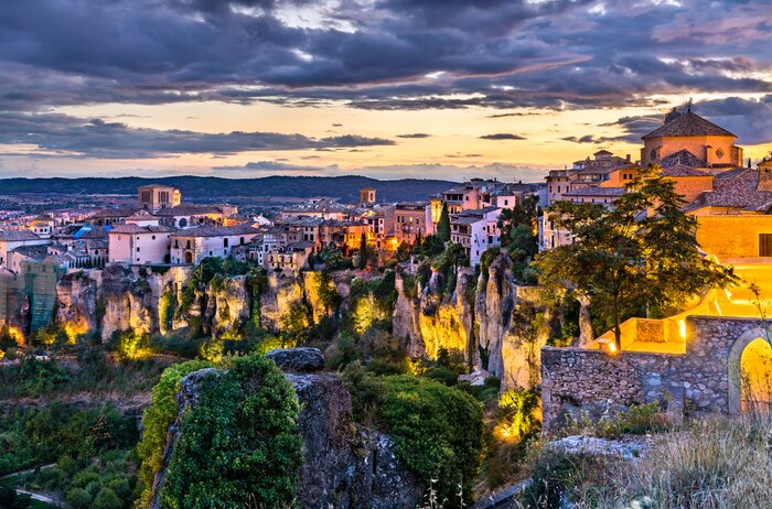 Take in a sunset over Cuenca, just oustide of Madrid