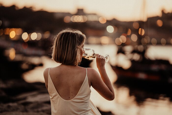 Sip port wine along Porto's historic riverfront