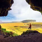 Views across the countryside near Vík