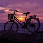 Take a sunset bike ride in Sri Lanka