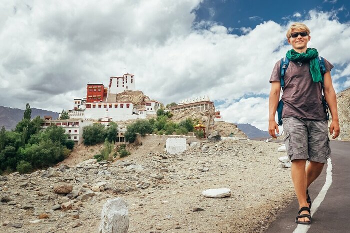 Spend a day visiting the Buddhist monasteries around Leh with your family