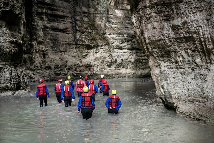 River Hiking in Osum Canyon
