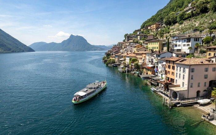 Boat Cruise to Gandria & return by walking