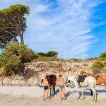 Ride up along Cala Mitjana and the Menorcan coastline