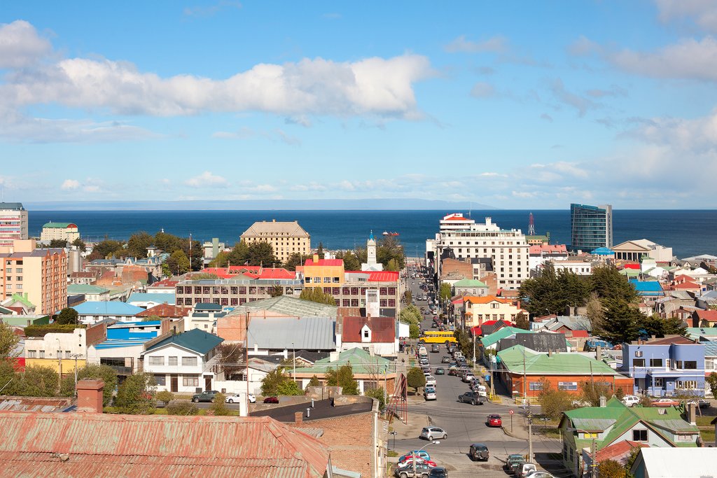 Panoramic view of Punta Arenas