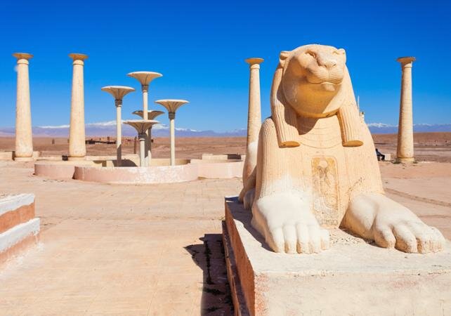 Visit of Atlas cinema studios in Ouarzazate