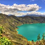 Hike to volcanoes and lakes in the high alpine areas of the Ecuadorian Andes
