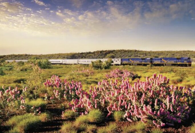 The Indian Pacific Overnight Train from {{start_location}} to {{end_location}} (Westbound)