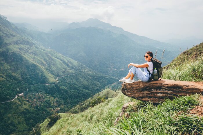 Enjoy the views from Little Adam's Peak, Ella, Sri Lanka