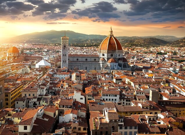 This itinerary includes three nights in Florence, the capital of the Tuscany region
