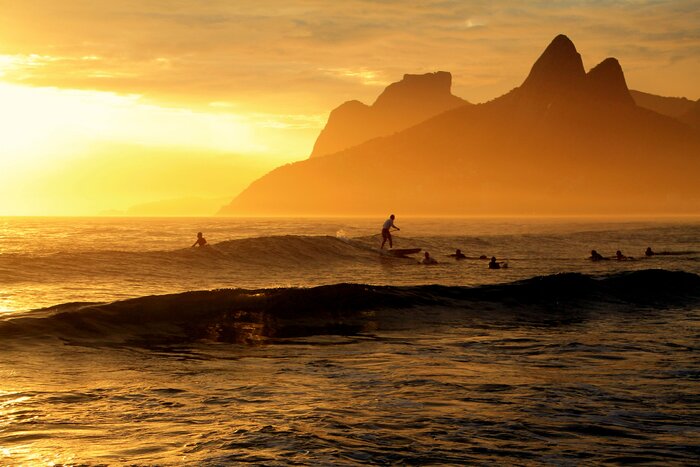 Walk or bike to Ipanema Beach to catch the sunset before dinnertime