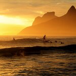 Walk or bike to Ipanema Beach to catch the sunset before dinnertime