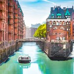 Cruise the canals of the northern maritime city of Hamburg