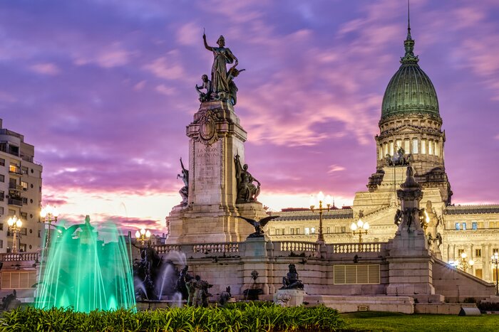 Wander Buenos Aires and check out Plaza del Congreso (Congress Square)