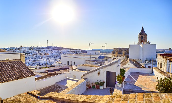 Rooftops in Cadiz, Spain
