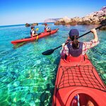Kayak over the ruins of Epidaurus 