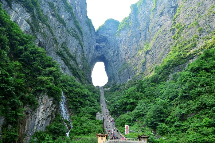 Tianmen Mountain (Tianmen Cave) including Glass Walkway and Cable Car