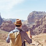 You'll hike a portion of the 419-mile (675 km) Jordan Trail over five days