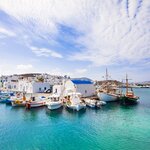 Paros is full of classic Cycladic villages and unspoiled beaches