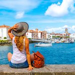 Enjoy seaside views as you explore the French Basque Country